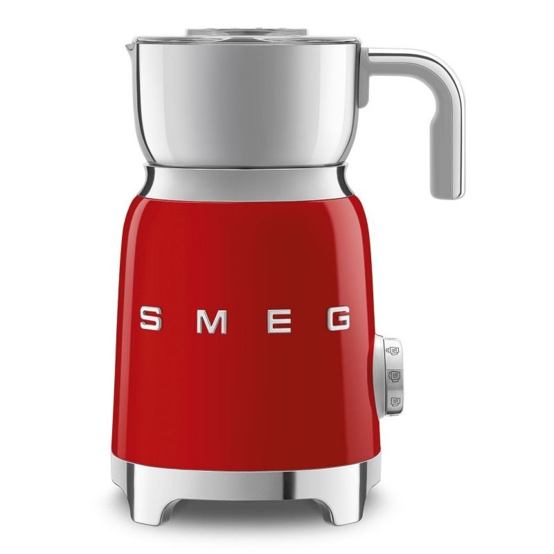 Smeg MFF01RDEU Electric Milk Frother, Red