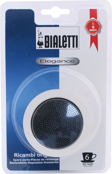 Bialetti Bialetti packningar för Venus, Kitty, Class och Musa 6 koppars mokabryggare