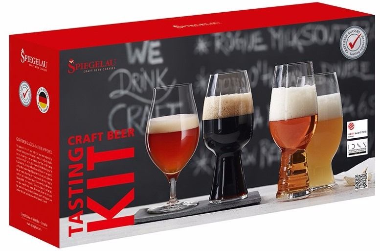 Spiegelau Spiegelau Craft Beer Tasting Kit: IPA, American Wheat Beer, Stout ja Barrel Aged Beer