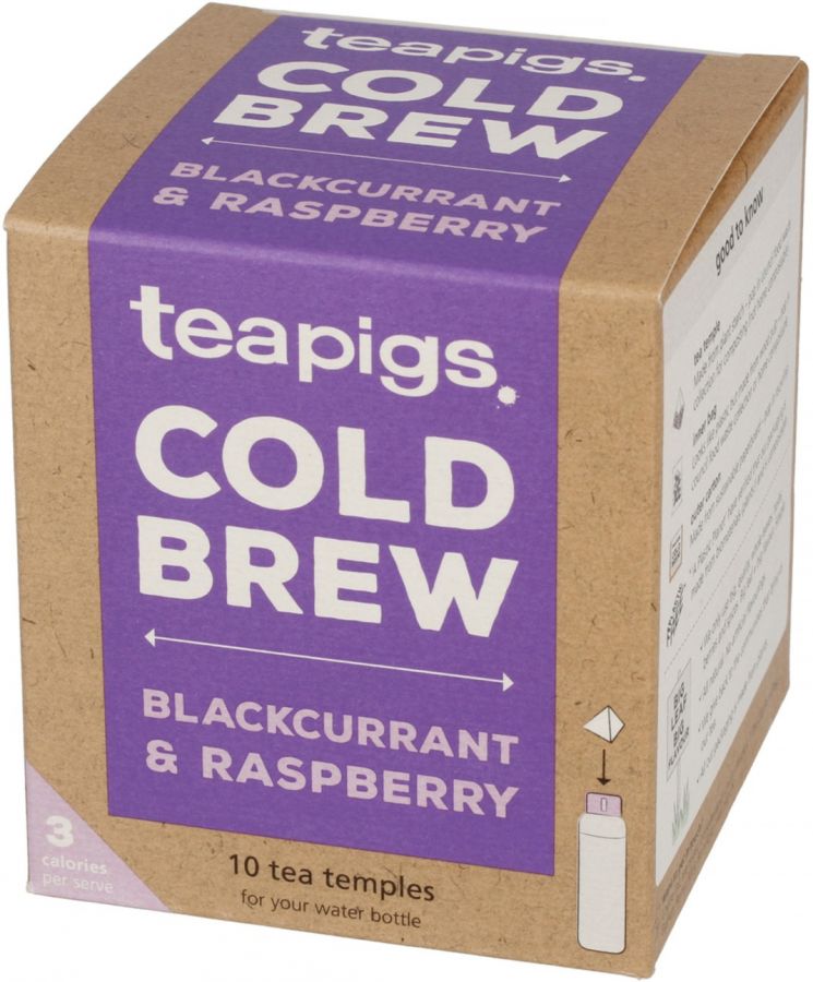 Teapigs Cold Brew Blackcurrant & Raspberry, 10 Tea Bags