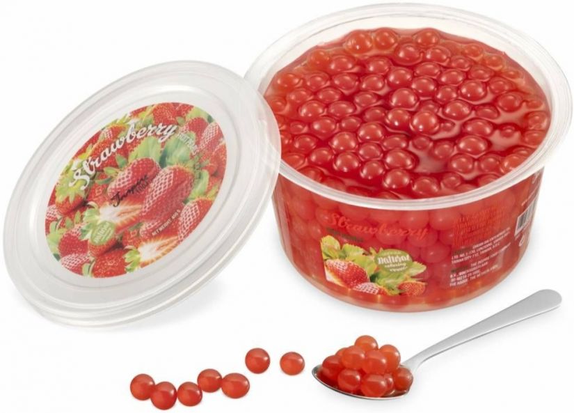 TIFC Boba Bubble Tea kuplatee-helmet, Strawberry 450 g