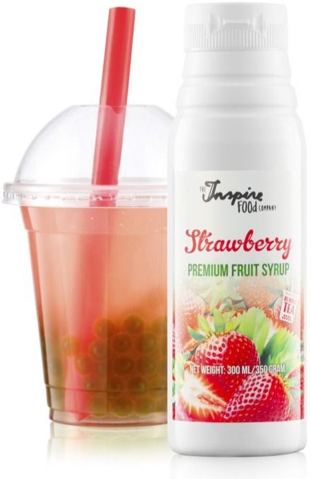 TIFC TIFC Bubble Tea Syrup Strawberry 300 ml