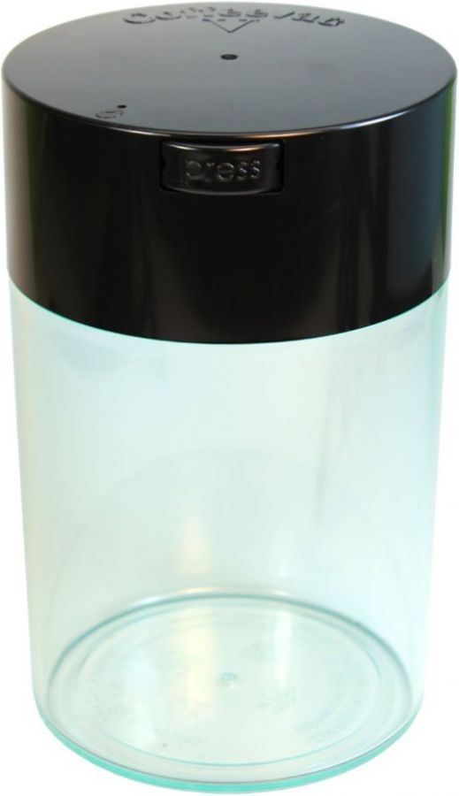 TightVac TightVac CoffeeVac V Vacuum Storage Container 500 g, Black/Clear