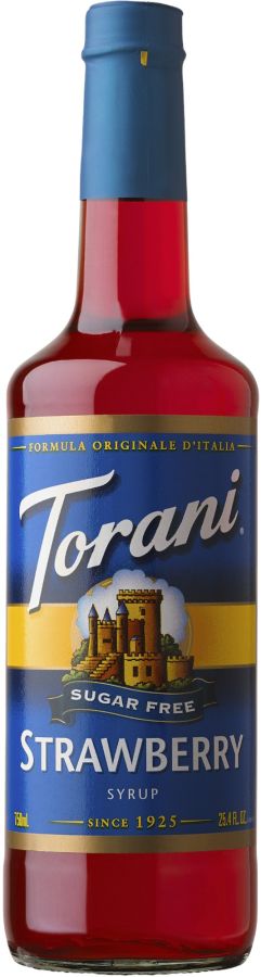 Torani Sugar Free Strawberry Syrup 750 ml