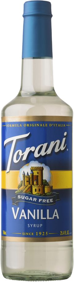 Torani Sugar Free Vanilla sockerfri smaksirap 750 ml