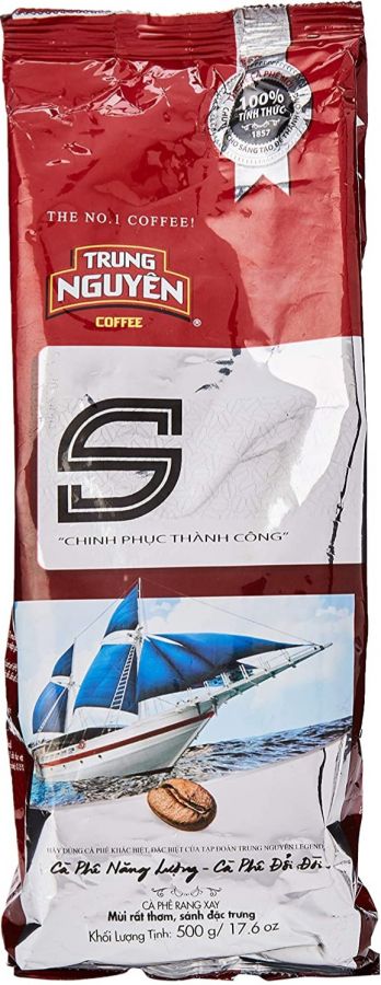 Trung Nguyen S Blend Conqueror malet vietnamesiskt kaffe 500 g