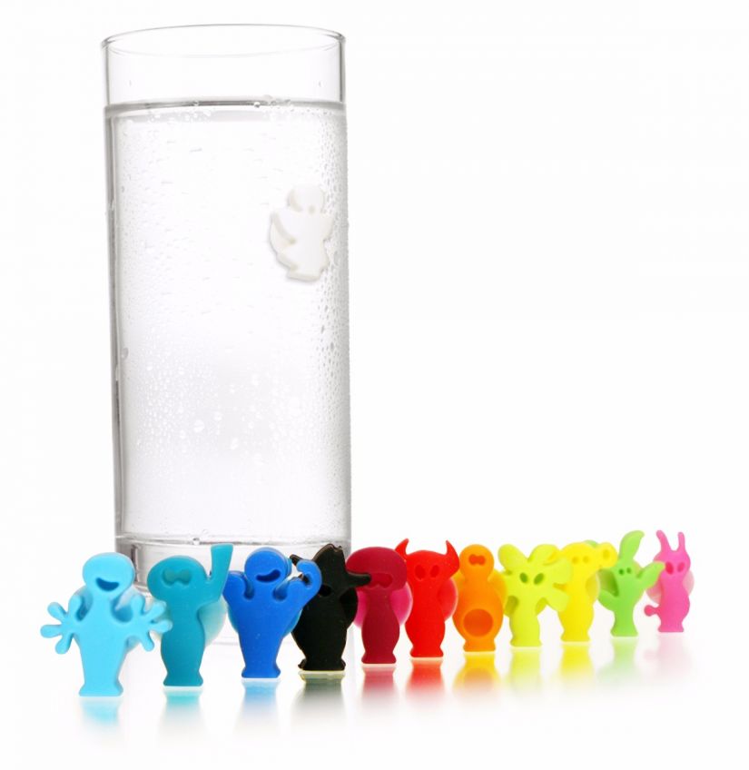 Vacu Vacu Vin Glass Markers Party People 12 pcs