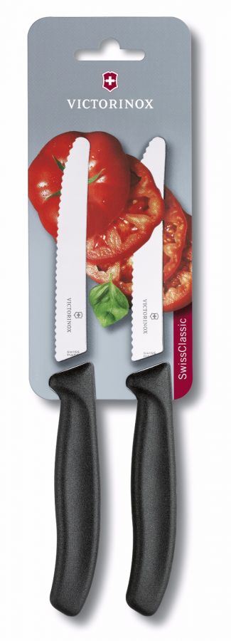 Victorinox Swiss Classic tomaattiveitsi 11 cm 2 kpl, musta