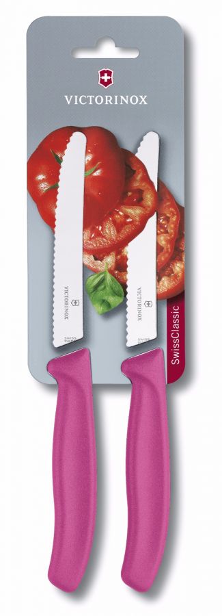 Victorinox Victorinox Swiss Classic Tomato Knife 11 cm 2 pcs, Pink