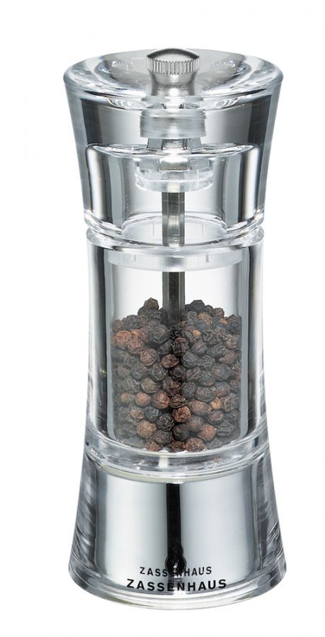 Zassenhaus Aachen Acrylic Pepper Mill 14 cm