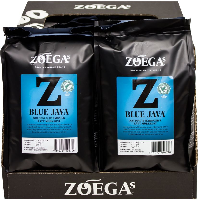 Zoégas Zoégas Blue Java 8 x 450 g kahvipavut tukkupakkaus