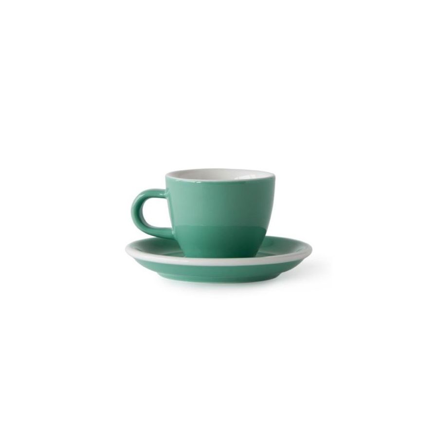 Acme Demitasse Espresso kuppi 70 ml + lautanen 11 cm, Feijoa Green