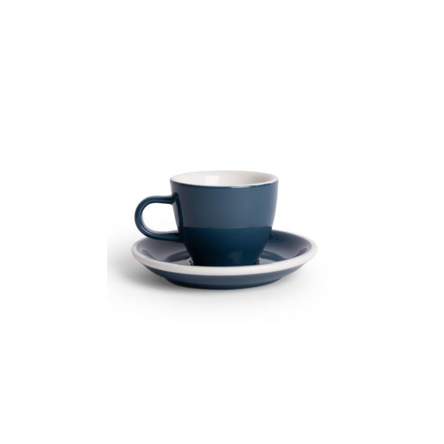Acme Demitasse Espresso kuppi 70 ml + lautanen 11 cm, Whale Blue