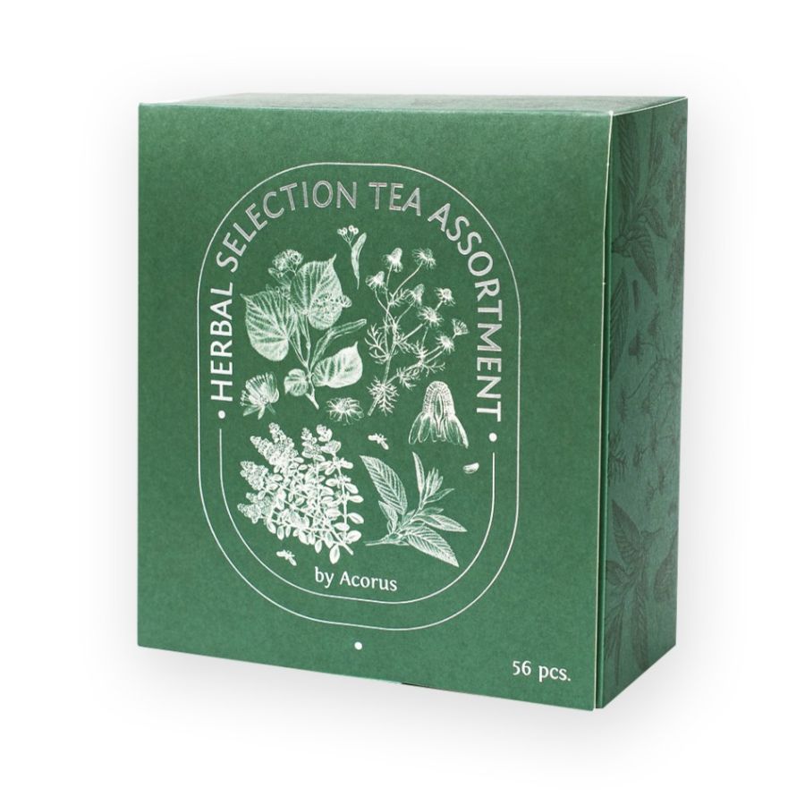 Acorus Tea Herbal Selection yrttiteevalikoima, 56 teepussia