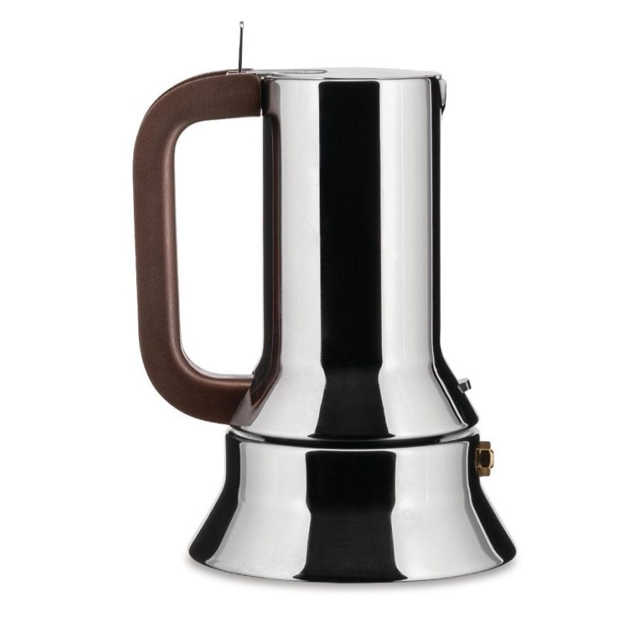 Alessi 9090 mutteripannu 6 kuppia, ruskea kahva