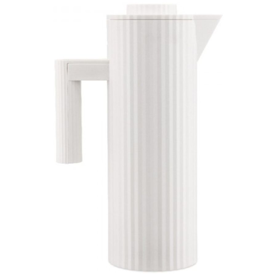 Alessi MDL12 Plissé termoskanna 1 l, vit