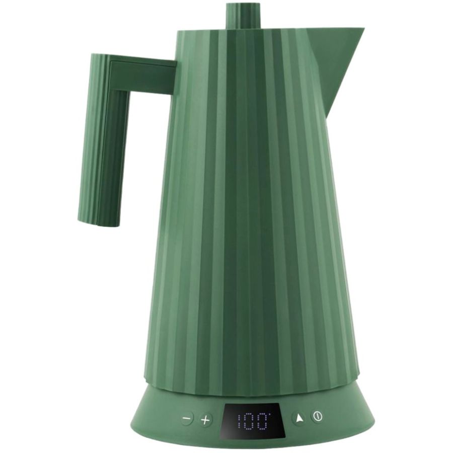 Alessi MDL21 Plissé vedenkeitin lämpötilansäädöllä 1,7 l, vihreä