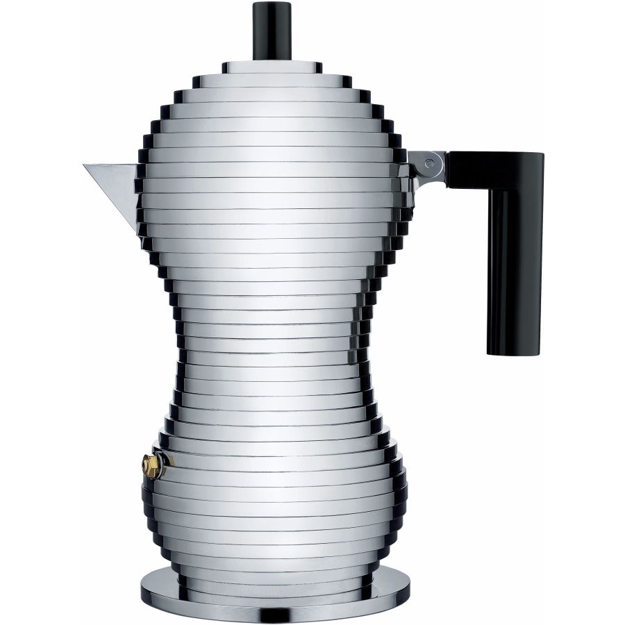 Alessi Pulcina MDL02 mutteripannu 3 kuppia, musta kahva