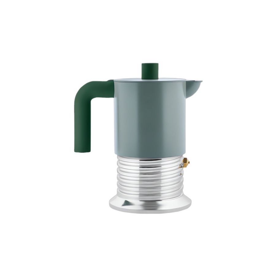 Alessi Vite PM01/6 GR mutteripannu induktioliedelle 6 kuppia, salvianvihreä