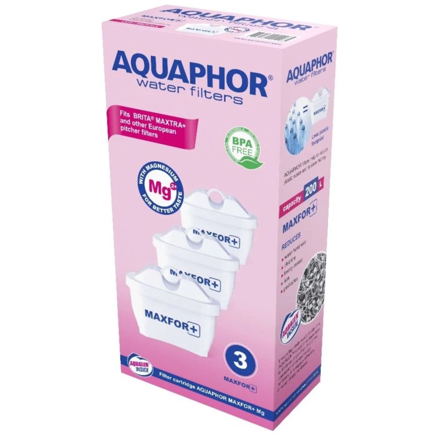 Aquaphor Maxfor+ Magnesium vedensuodatin 3-pack