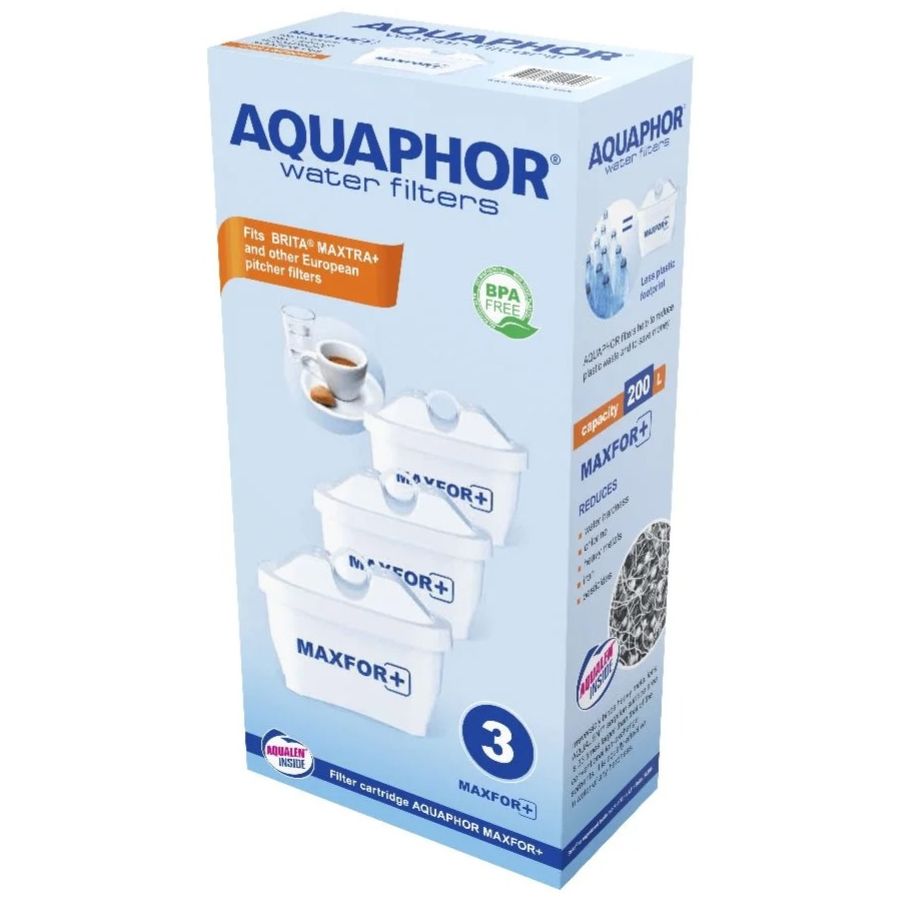 Aquaphor Maxfor+ Water Filter Cartridge 3-Pack