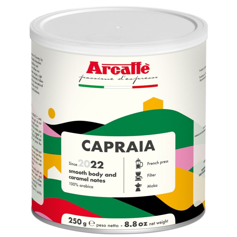 Arcaffe Capraia jauhettu kahvi 250 g purkki