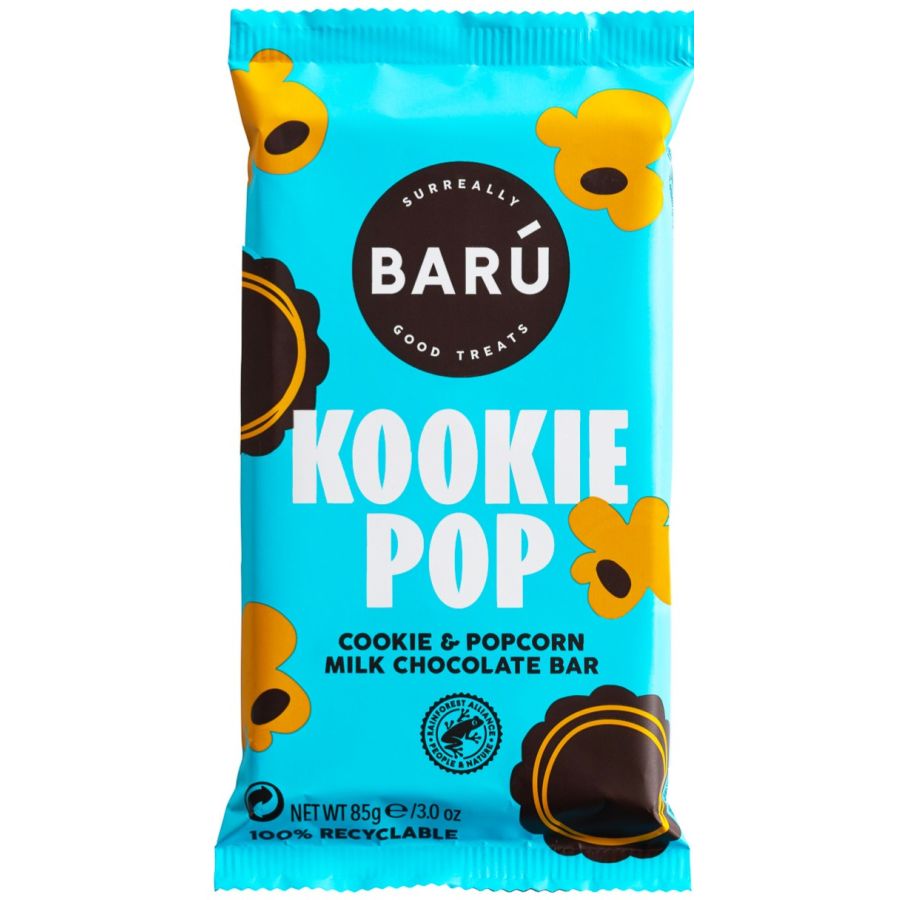 Barú Kookie Pop Bonkers Bar mjölkchoklad 85 g