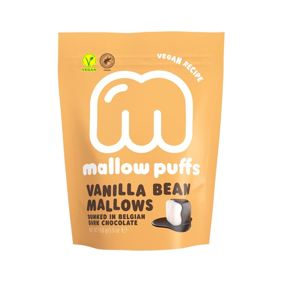 Barú Mallow Puffs vanilja & tumma suklaa 100 g