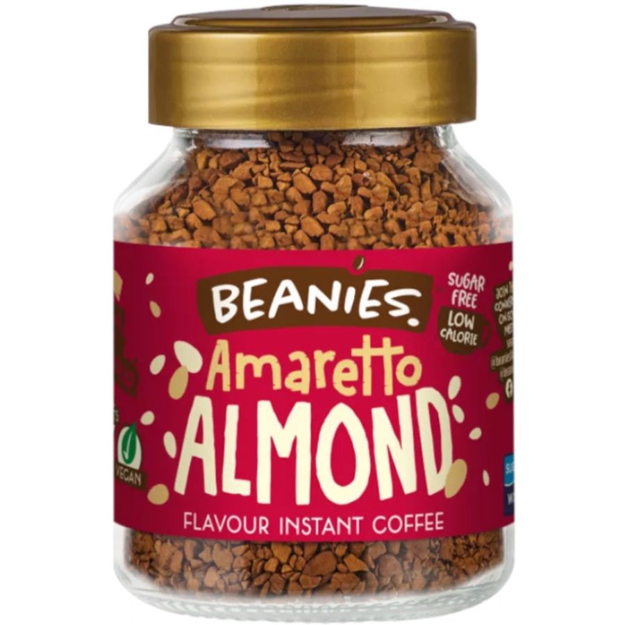Beanies Amaretto Almond maustettu pikakahvi 50 g