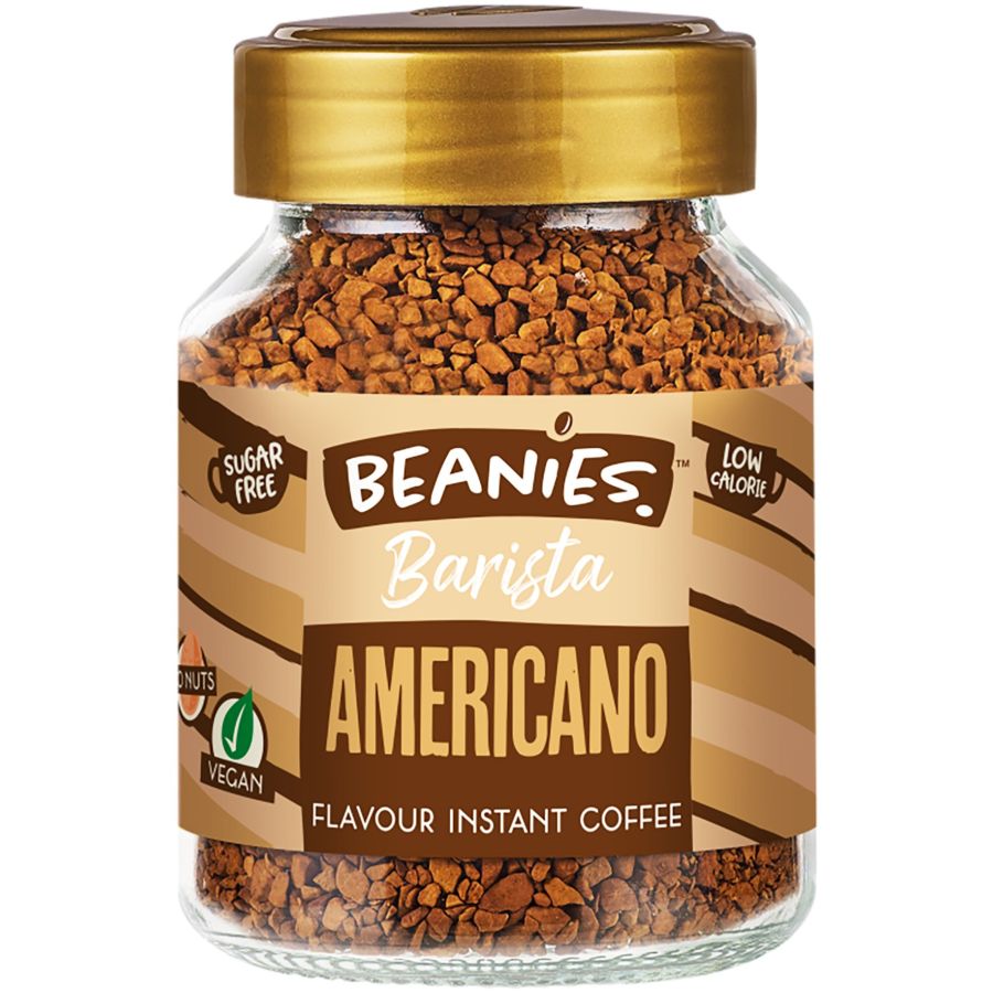 Beanies Barista Americano smaksatt snabbkaffe 50 g