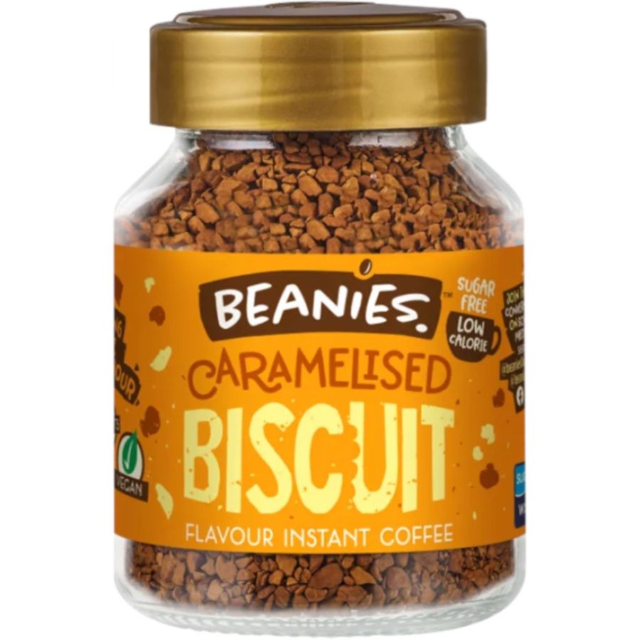 Beanies Caramelised Biscuit smaksatt snabbkaffe 50 g