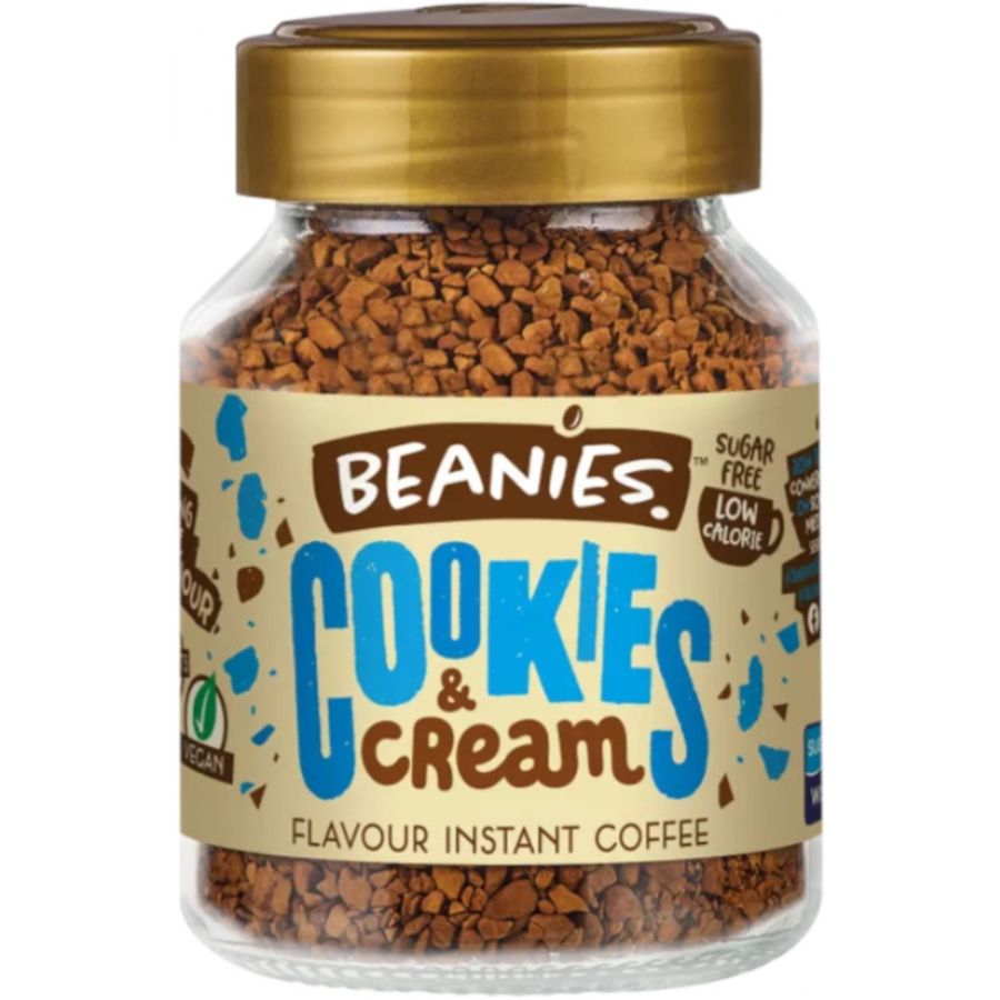 Beanies Cookies and Cream smaksatt snabbkaffe 50 g