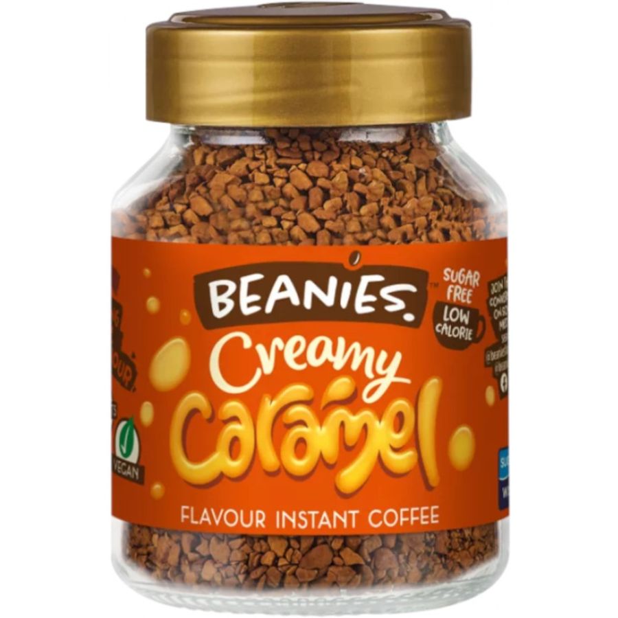 Beanies Creamy Caramel smaksatt snabbkaffe 50 g