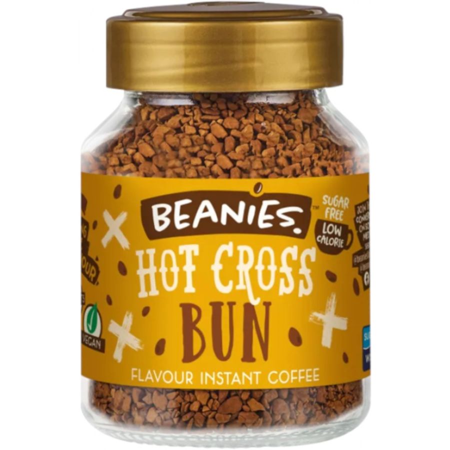 Beanies Hot Cross Bun maustettu pikakahvi 50 g