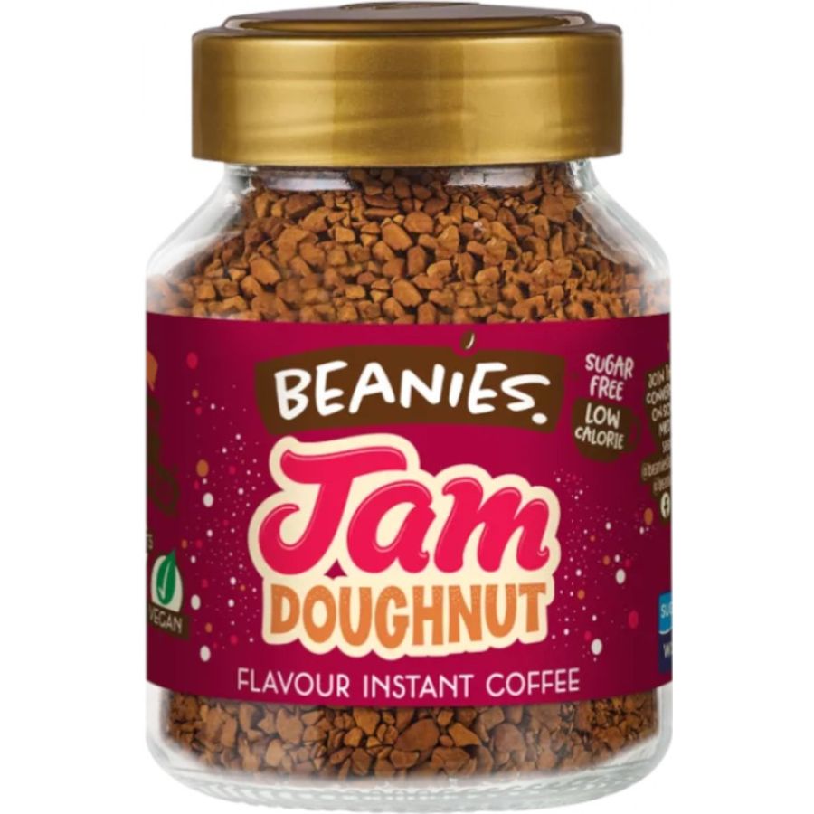 Beanies Jam Doughnut maustettu pikakahvi 50 g