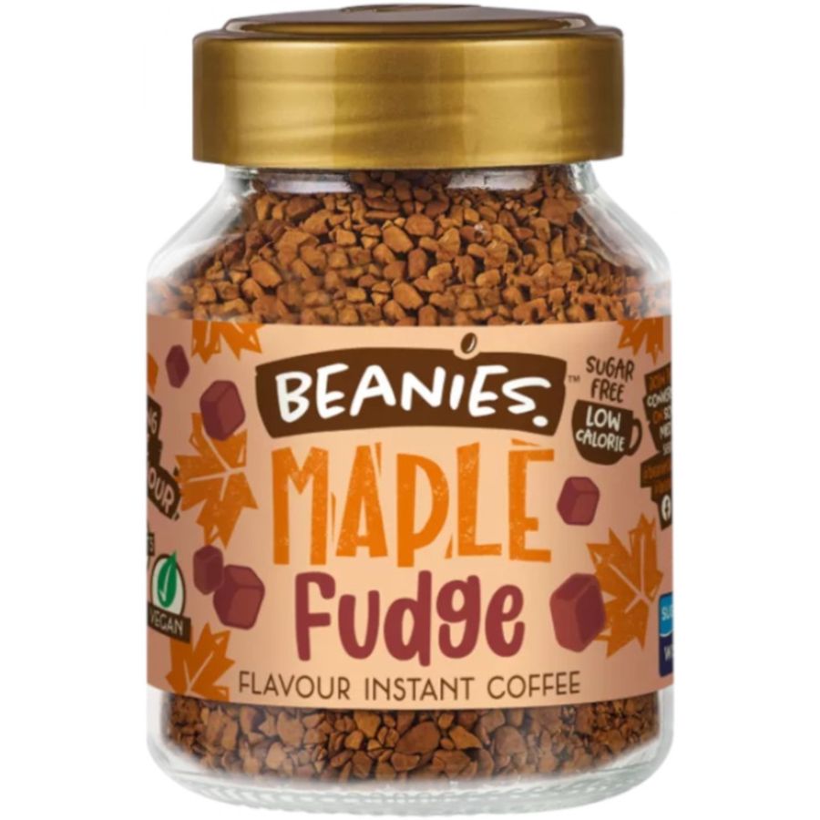 Beanies Maple Fudge smaksatt snabbkaffe  50 g