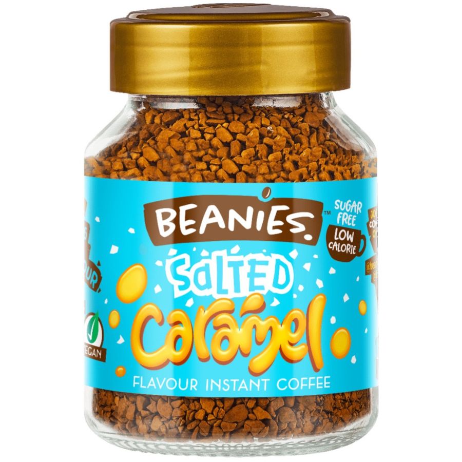 Beanies Salted Caramel maustettu pikakahvi 50 g