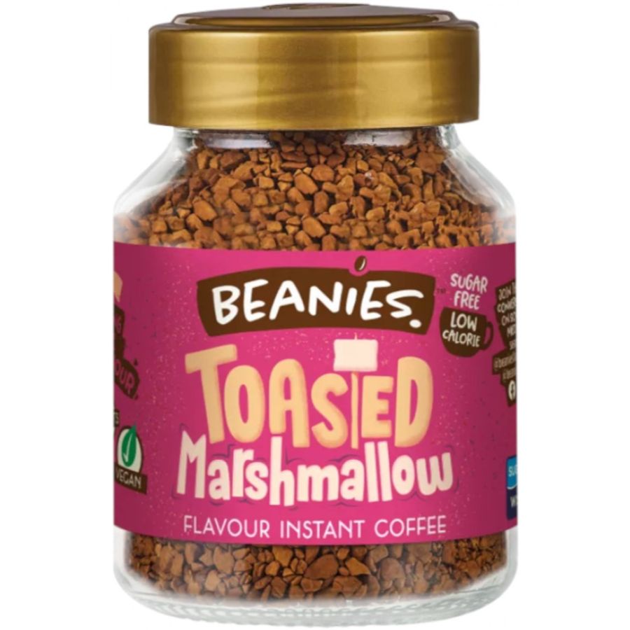 Beanies Toasted Marshmallow smaksatt snabbkaffe 50 g