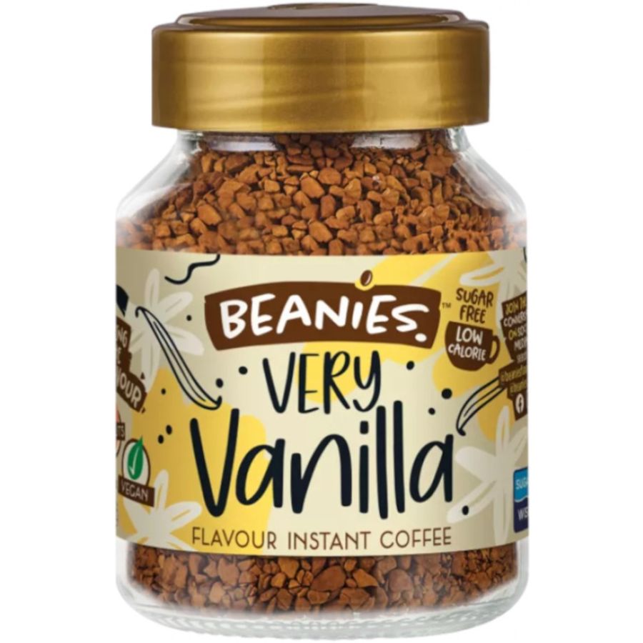 Beanies Very Vanilla smaksatt snabbkaffe 50 g