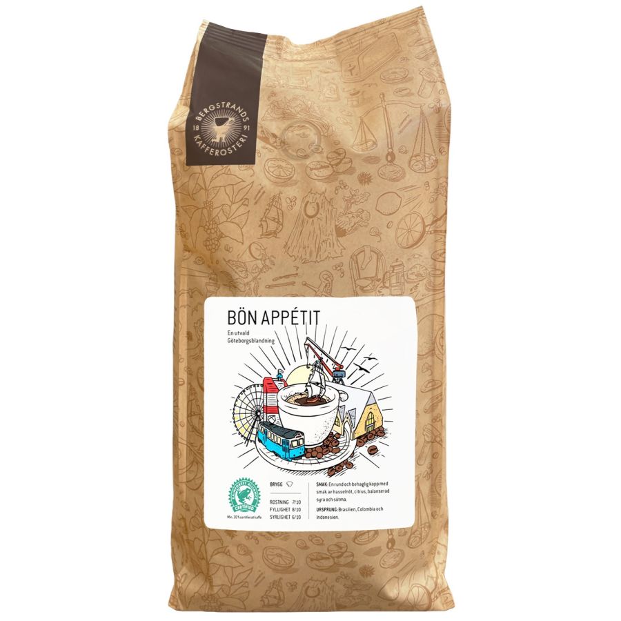 Bergstrands Bön Appétit 1 kg kahvipapuja