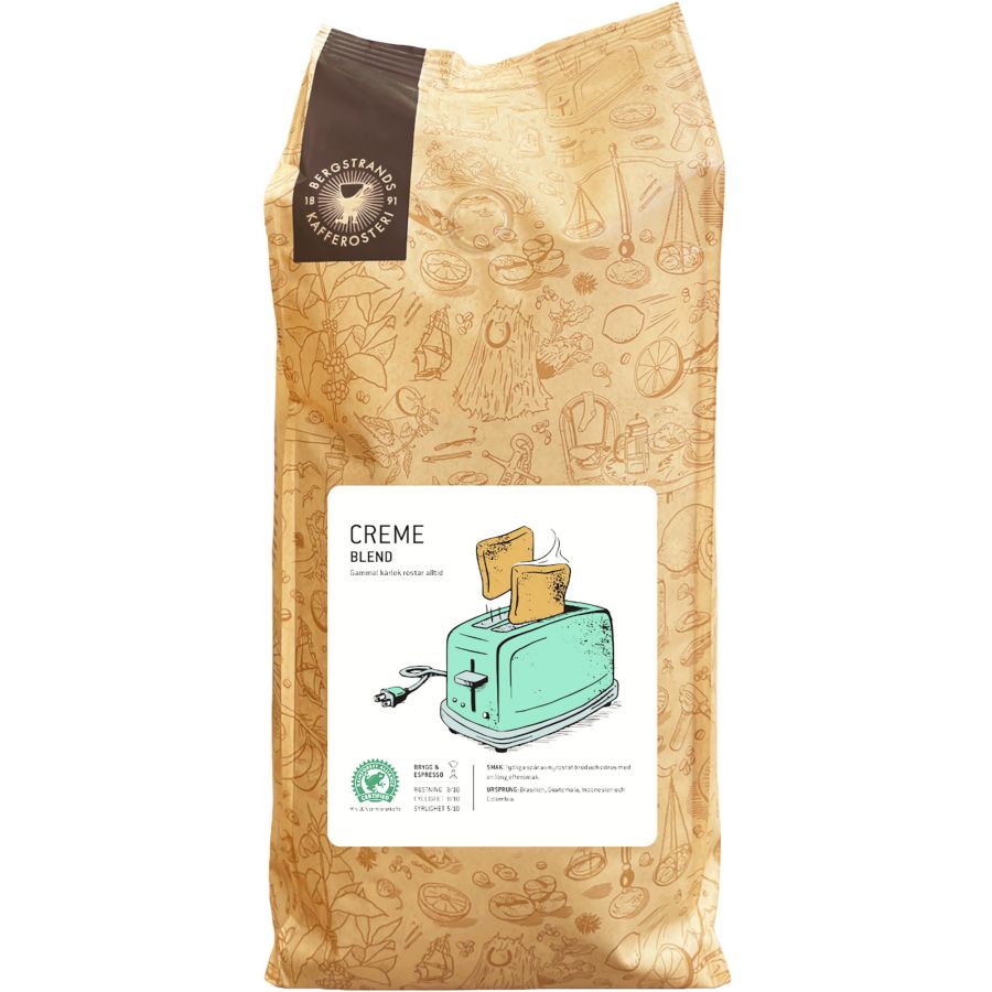 Bergstrands Creme 1 kg kahvipapuja