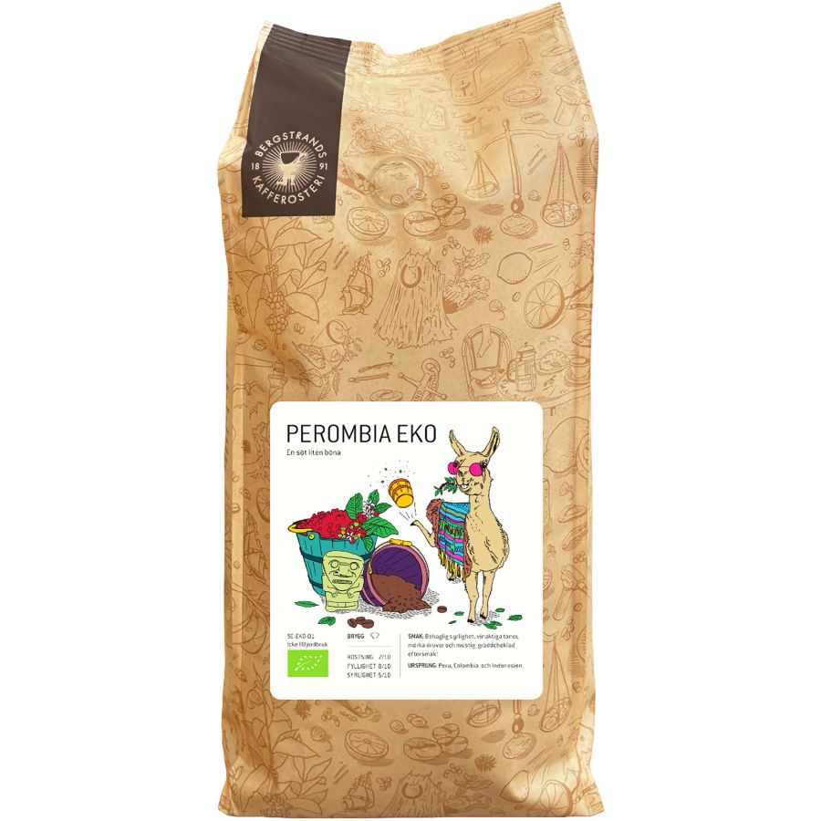 Bergstrands Perombia EKO 1 kg kahvipapuja