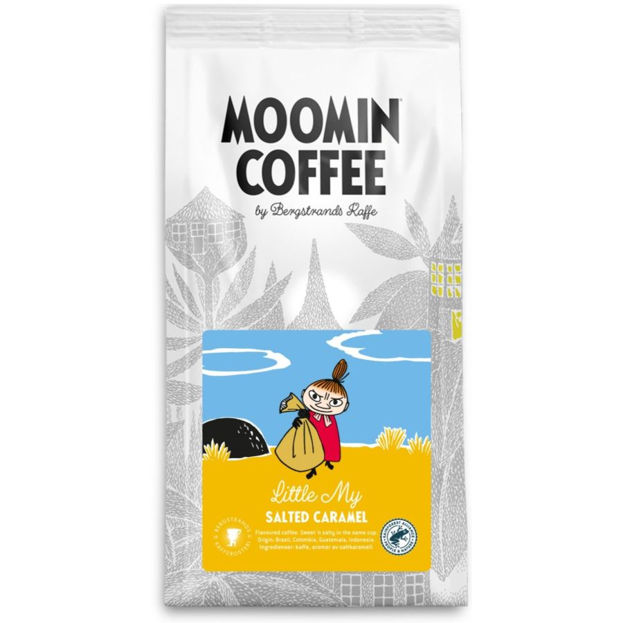 Bergstrands Moomin Little My Salted Caramel maustettu kahvi 250 g jauhettu