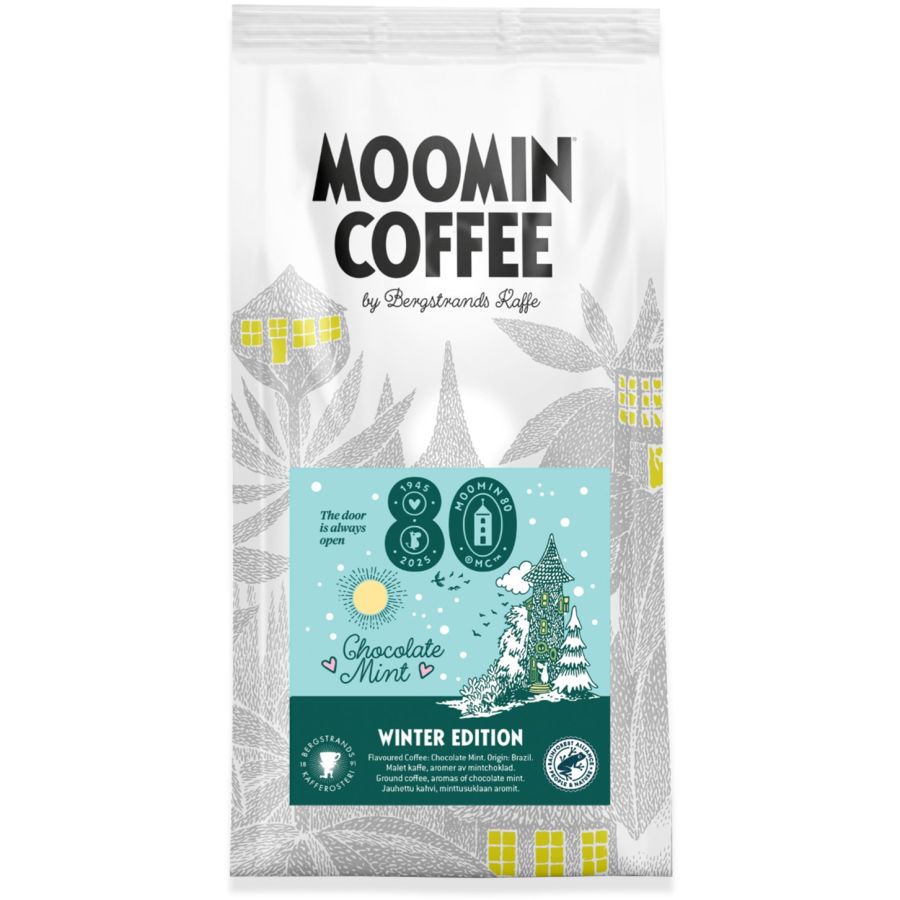 Bergstrands Moomin 80 Winter Edition talvikahvi 250 g suodatinjauhatus