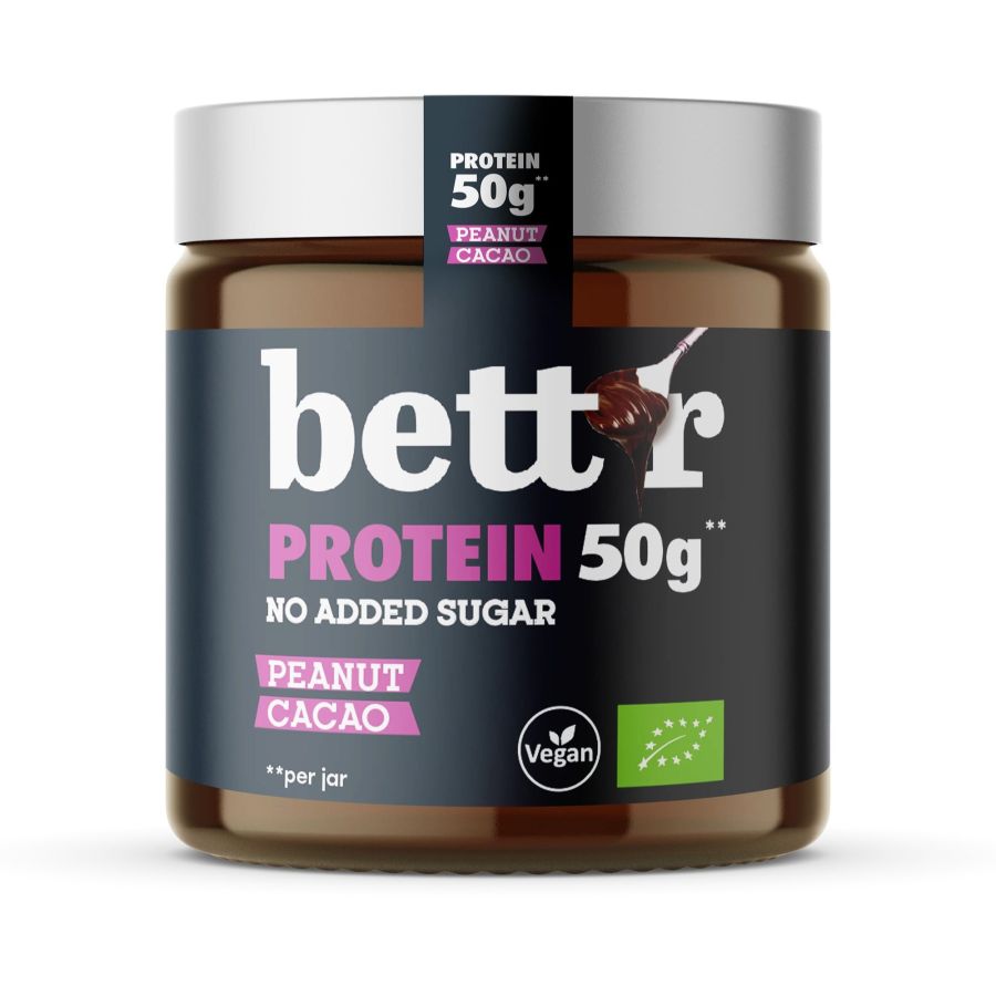 Bett'r Organic Protein Spread With Peanut & Cocoa 250 g
