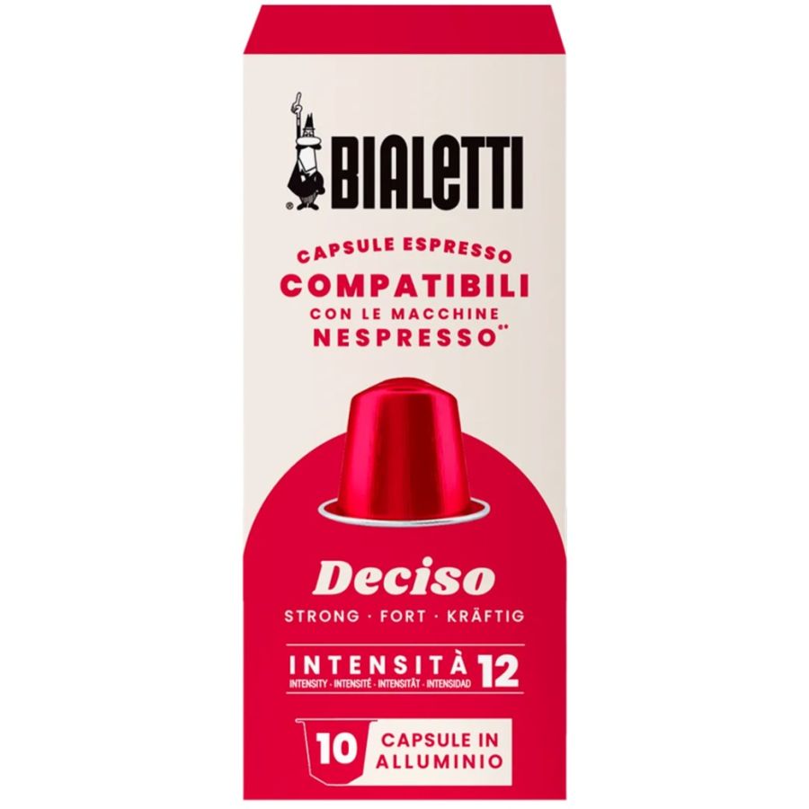 Bialetti Deciso Nespresso-yhteensopivat kahvikapselit 10 kpl