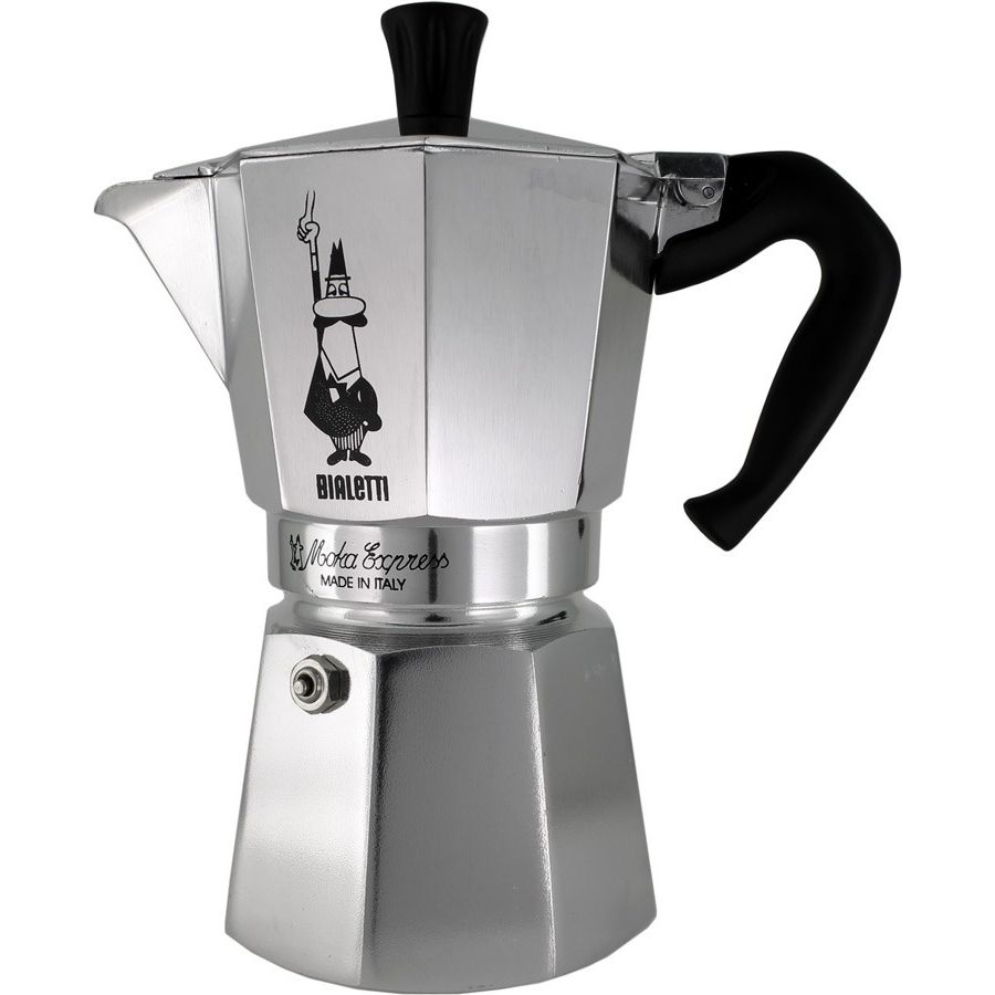 Bialetti Moka Express Stovetop Espresso Maker, 6 Cups