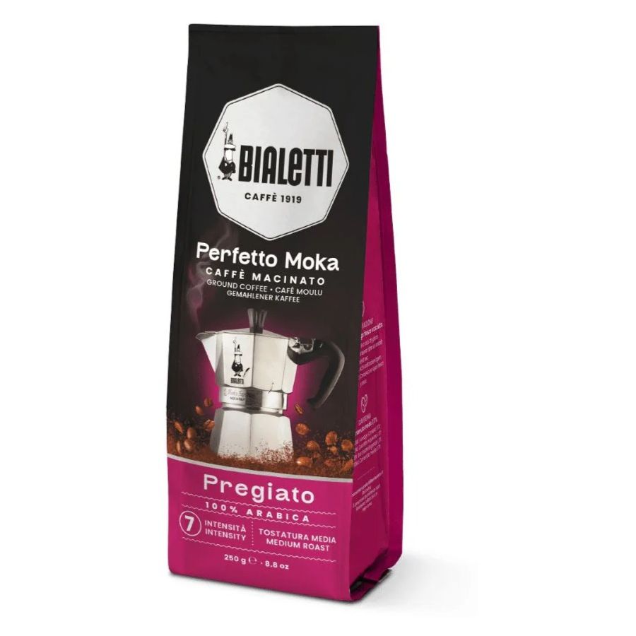 Bialetti Perfetto Moka Pregiato jauhettu kahvi 250 g