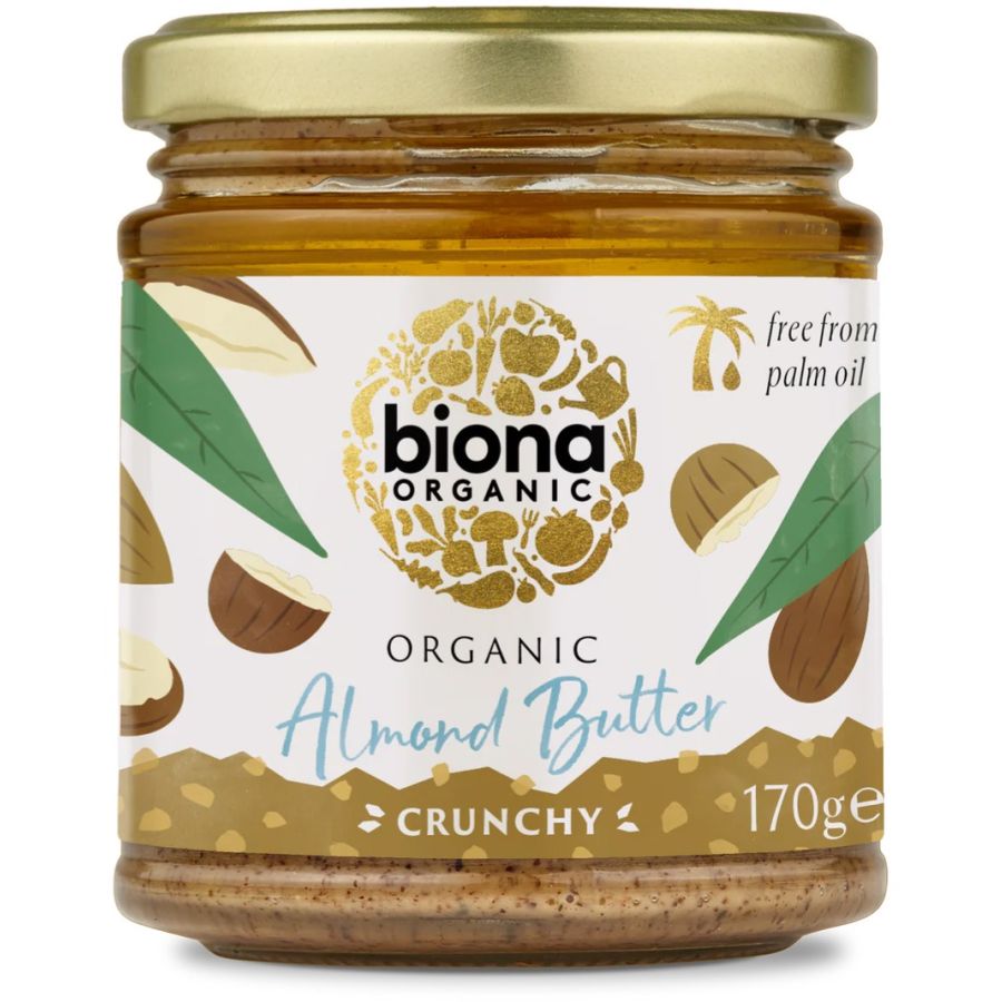 Biona Almond Butter Crunchy mantelitahna 170 g