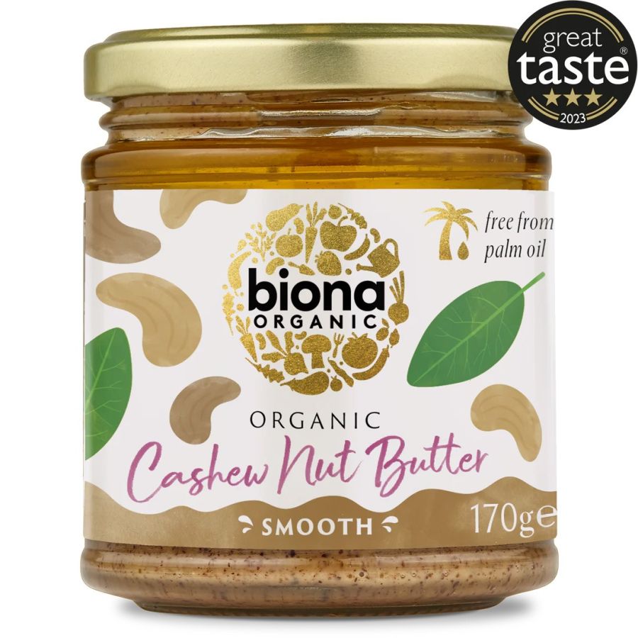 Biona Cashew Nut Butter Smooth cashew-tahna 170 g